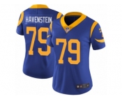 Women's Nike Los Angeles Rams #79 Rob Havenstein Vapor Untouchable Limited Royal Blue Alternate NFL Jersey