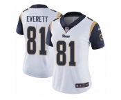 Women's Nike Los Angeles Rams #81 Gerald Everett Vapor Untouchable Limited White NFL Jersey
