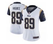 Women's Nike Los Angeles Rams #89 Tyler Higbee Vapor Untouchable Limited White NFL Jersey