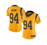 Women's Nike Los Angeles Rams #94 Robert Quinn Limited Gold Rush NFL Jersey