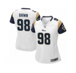 Women's Nike Los Angeles Rams #98 Connor Barwin Limited White NFL Jersey