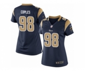 Women's Nike Los Angeles Rams #98 Quinton Coples Limited Navy Blue Team Color NFL Jersey