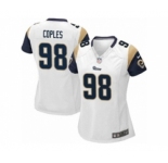 Women's Nike Los Angeles Rams #98 Quinton Coples Limited White NFL Jersey