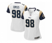 Women's Nike Los Angeles Rams #98 Quinton Coples Limited White NFL Jersey