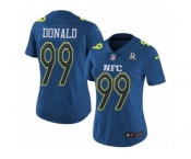 Women's Nike Los Angeles Rams #99 Aaron Donald Limited Blue 2017 Pro Bowl NFL Jersey