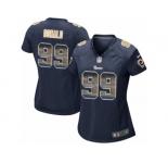 Women's Nike Los Angeles Rams #99 Aaron Donald Limited Navy Blue Strobe NFL Jersey