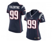 Women's Nike New England Patriots #99 Vincent Valentine Limited Navy Blue Team Color NFL Jersey