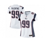 Women's Nike New England Patriots #99 Vincent Valentine Limited White NFL Jersey