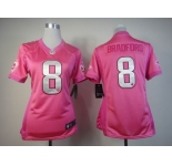 nike women nfl jerseys st. louis rams #8 bradford pink[nike love's]