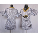nike women nfl jerseys st. louis rams blank[fem fan zebra]