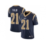 Youth Nike Los Angeles Rams #21 Aqib Talib Navy Blue Team Color Stitched NFL Vapor Untouchable Limited Jersey