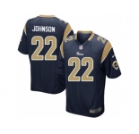 Youth Nike Los Angeles Rams #22 Trumaine Johnson Navy Blue Alternate Stitched NFL Jersey