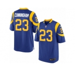Youth Nike Los Angeles Rams #23 Benny Cunningham Game Royal Blue Alternate NFL Jersey