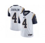 Youth Nike Los Angeles Rams #4 Greg Zuerlein Vapor Untouchable Limited White NFL Jersey