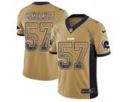 Youth Nike Los Angeles Rams #57 John Franklin-Myers Limited Gold Rush Drift Fashion NFL Jersey