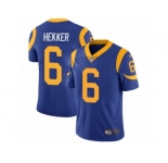 Youth Nike Los Angeles Rams #6 Johnny Hekker Vapor Untouchable Limited Royal Blue Alternate NFL Jersey