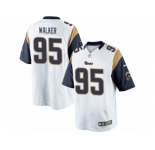 Youth Nike Los Angeles Rams #95 Tyrunn Walker Limited White NFL Jersey