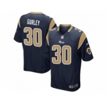 Youth Nike St. Louis Rams #30 Todd Gurley Navy Blue jerseys