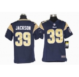 nike youth nfl jerseys st. louis rams #39 jackson blue[nike]