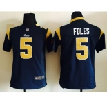 nike youth nfl jerseys st. louis rams #5 foles dk.blue[nike]