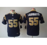 nike youth nfl jerseys st. louis rams #55 laurinaitis dk.blue[nike limited]