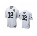 Las Vegas Raiders #12 Zay Jones White 2020 Inaugural Season Game Jersey