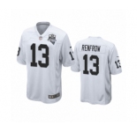 Las Vegas Raiders #13 Hunter Renfrow White 2020 Inaugural Season Game Jersey