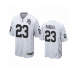Las Vegas Raiders #23 Damarious Randall White 2020 Inaugural Season Game Jersey