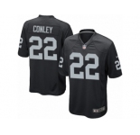 Men Nike Oakland Raiders #22 Gareon Conley Game Black Team Color NFL Jersey