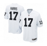Men's Nike Oakland Raiders #17 Dwayne Harris Game White NFL Jersey