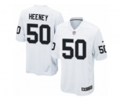 Men's Nike Oakland Raiders #50 Ben Heeney Game White NFL Jersey