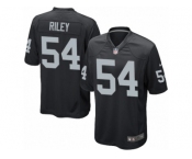 Men's Nike Oakland Raiders #54 Perry Riley Game Black Team Color NFL Jersey