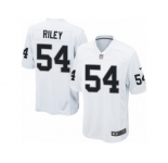 Men's Nike Oakland Raiders #54 Perry Riley Game White NFL Jersey