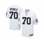 Men's Nike Oakland Raiders #70 Kelechi Osemele Game White NFL Jersey