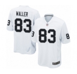 Men's Oakland Raiders #83 Darren Waller Game White Football Jersey