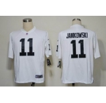 nike nfl jerseys oakland raiders #11 janikowski white[game]