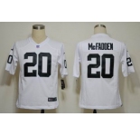 nike nfl jerseys oakland raiders #20 mcfadden white[game]