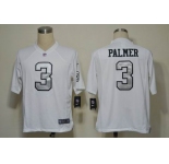 nike nfl jerseys oakland raiders #3 palmer white(silver number)[Game]