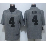 nike nfl jerseys oakland raiders #4 carr gray[game]