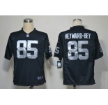 nike nfl jerseys oakland raiders #85 heyward-bey black[game]