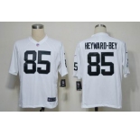 nike nfl jerseys oakland raiders #85 heyward-bey white[game]