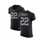 Men Nike Oakland Raiders #22 Gareon Conley Black Team Color Vapor Untouchable Elite Player NFL Jersey
