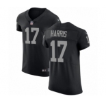 Men's Nike Oakland Raiders #17 Dwayne Harris Black Team Color Vapor Untouchable Elite Player NFL Jersey