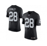 Men's Nike Oakland Raiders #28 Gareon Conley Elite Black Team Color NFL Jersey
