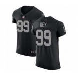 Men's Nike Oakland Raiders #99 Arden Key Black Team Color Vapor Untouchable Elite Player NFL Jersey