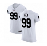 Men's Nike Oakland Raiders #99 Arden Key White Vapor Untouchable Elite Player NFL Jersey