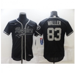 Men's Oakland Raiders #83 Darren Waller Nike Black Elite Player Jersey