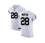 Nike Oakland Raiders #28 Doug Martin White Men Stitched NFL Vapor Untouchable Elite Jersey