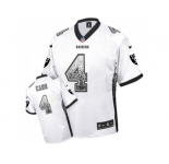 Nike Oakland Raiders #4 Derek Carr White Men's Stitched NFL Elite Drift Fashion Jersey