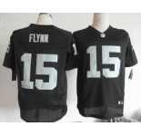nike nfl jerseys oakland raider #15 matt flynn black [Elite]